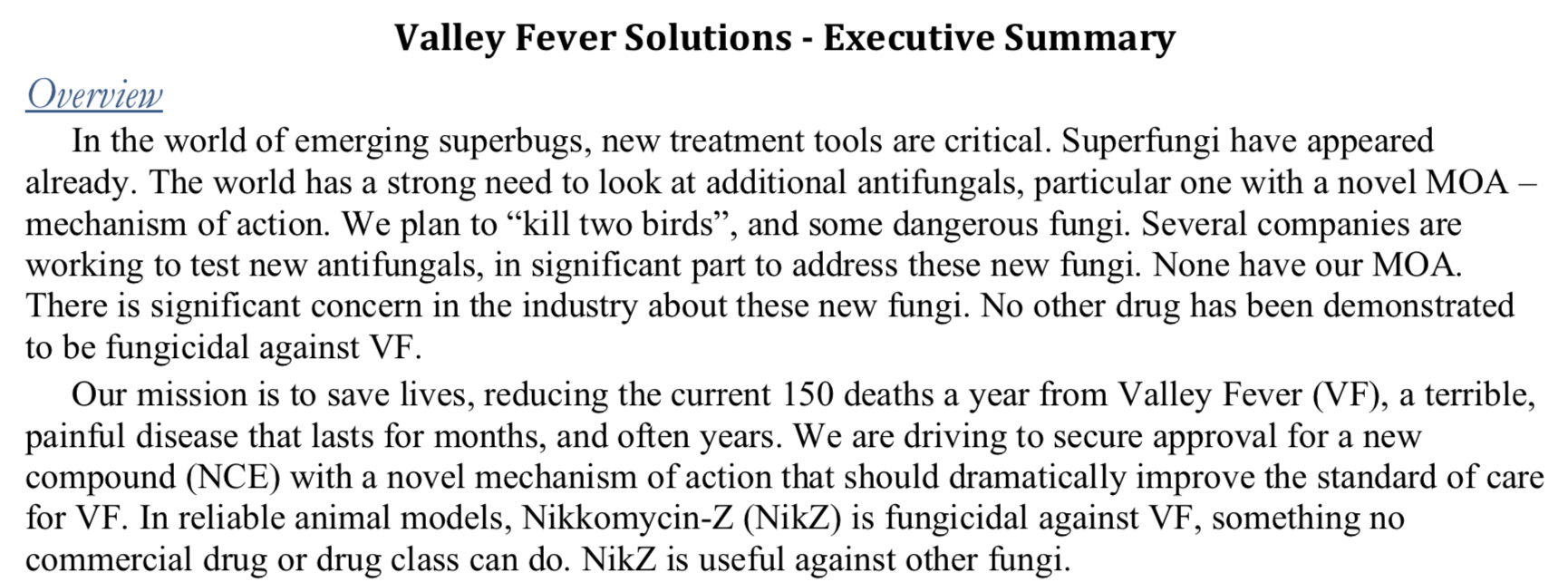 executive summary clip